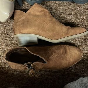 brown booties